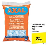 Zouttabletten voor waterontharders axal-Axal