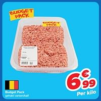 Budget pack gehakt varken-kalf-Huismerk - Carrefour 