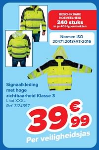 Signaalkleding met hoge zichtbaarheid klasse 3-Huismerk - Carrefour 