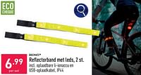 Reflectorband met leds-Bikemate