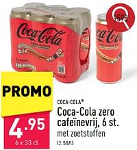 Coca-cola zero cafeïnevrij-Coca Cola