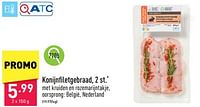 Promoties Konijnfiletgebraad - Huismerk - Aldi - Geldig van 16/09/2024 tot 22/09/2024 bij Aldi