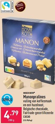 Manonpralines-Moser Roth