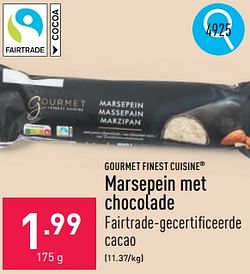 Marsepein met chocolade