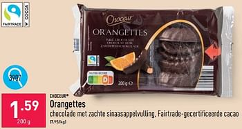 Promoties Orangettes - Choceur - Geldig van 16/09/2024 tot 22/09/2024 bij Aldi