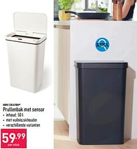 Prullenbak met sensor-HOME CREATION