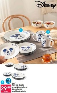 Servies, 8-delig-Disney