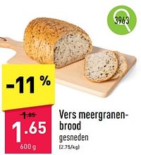 Vers meergranenbrood-Huismerk - Aldi