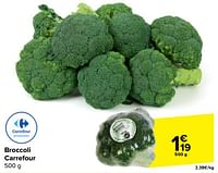 Promoties Broccoli carrefour - Huismerk - Carrefour  - Geldig van 11/09/2024 tot 23/09/2024 bij Carrefour