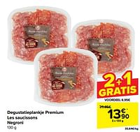 Promoties Degustatieplankje premium les saucissons negroni - Negroni - Geldig van 11/09/2024 tot 23/09/2024 bij Carrefour