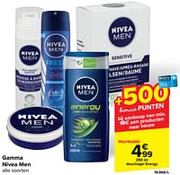 Promoties Douchegel energy - Nivea - Geldig van 11/09/2024 tot 23/09/2024 bij Carrefour