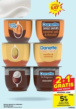 Dubbele smaak karamel-chocolade