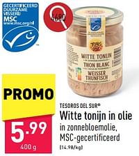 Witte tonijn in olie-TESOROS DEL SUR