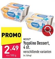 Promoties Yogolino dessert - Nestlé - Geldig van 16/09/2024 tot 22/09/2024 bij Aldi