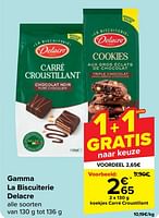 Promoties Koekjes carré croustillant - Delacre - Geldig van 11/09/2024 tot 23/09/2024 bij Carrefour