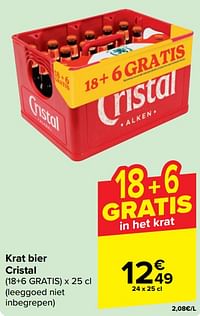 Krat bier cristal-Cristal