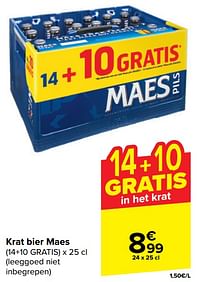 Krat bier maes-Maes