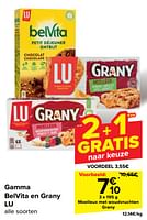 Promoties Moelleux met woudvruchten grany - Lu - Geldig van 11/09/2024 tot 23/09/2024 bij Carrefour