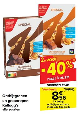 Ontbijtgranen pure chocolade special k