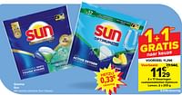 Promoties Vaatwastabletten optimum lemon - Sun - Geldig van 11/09/2024 tot 23/09/2024 bij Carrefour