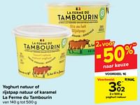 Yoghurt natuur-La Ferme du Tambourin