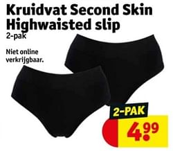 Kruidvat second skin highwaisted slip