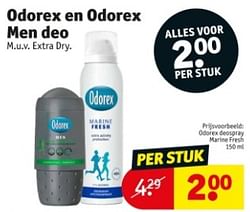 Odorex deospray marine fresh