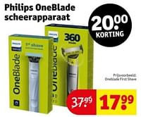 Philips oneblade scheerapparaat first shave-Philips