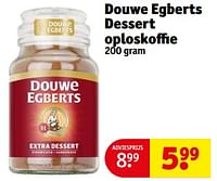 Promoties Douwe egberts dessert oploskoffie - Douwe Egberts - Geldig van 10/09/2024 tot 22/09/2024 bij Kruidvat