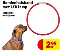 Hondenhalsband met led lamp-Huismerk - Kruidvat