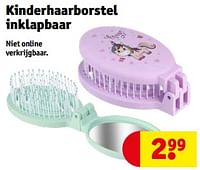 Kinderhaarborstel inklapbaar-Huismerk - Kruidvat