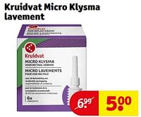 Kruidvat micro klysma lavement-Huismerk - Kruidvat