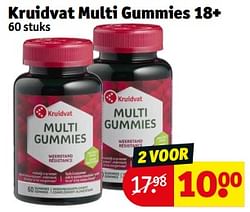 Kruidvat multi gummies 18+