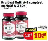 Multi a-z 50+-Huismerk - Kruidvat