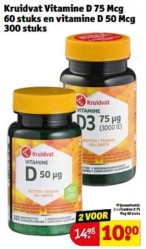 Vitamine d 75 mcg