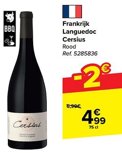 Frankrijk languedoc cersius rood