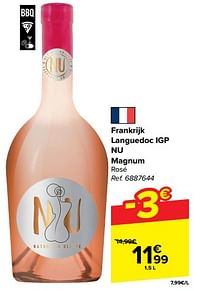 Frankrijk languedoc igp nu magnum rosé-Rosé wijnen