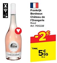 Frankrijk bordeaux château de l’orangerie rood-Rosé wijnen