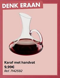 Karaf met handvat-Huismerk - Carrefour 