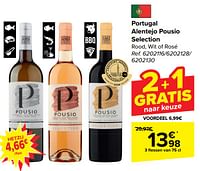 Portugal alentejo pousio selection rood, wit of rosé-Rode wijnen