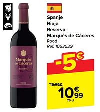 Spanje rioja reserva marqués de cáceres rood-Rode wijnen