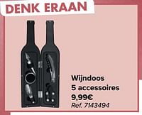 Wijndoos 5 accessoires-Huismerk - Carrefour 