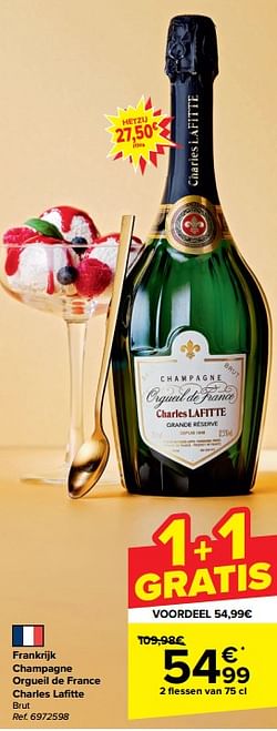 Frankrijk champagne orgueil de france charles lafitte brut