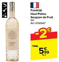 Frankrijk haut-poitou soupçon de fruit wit-Witte wijnen