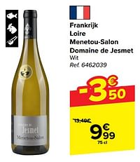 Frankrijk loire menetou-salon domaine de jesmet wit-Witte wijnen