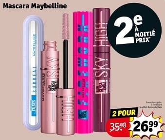 Promotions Mascara kind + free lash loader - Maybelline - Valide de 10/09/2024 à 22/09/2024 chez Kruidvat