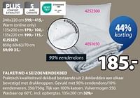 Promoties Falketind 4 seizoenendekbed - Huismerk - Jysk - Geldig van 09/09/2024 tot 20/10/2024 bij Jysk