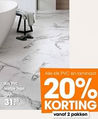 Klik pvc marble tegel-Huismerk - Kwantum