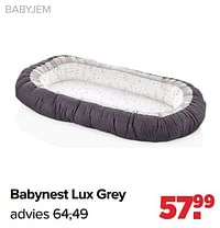 Babynest lux grey advies-BabyJem