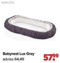 Babynest lux grey advies